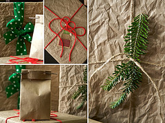 (Recycled) brown paper packages tied up with string...Photo by Chiot's Run